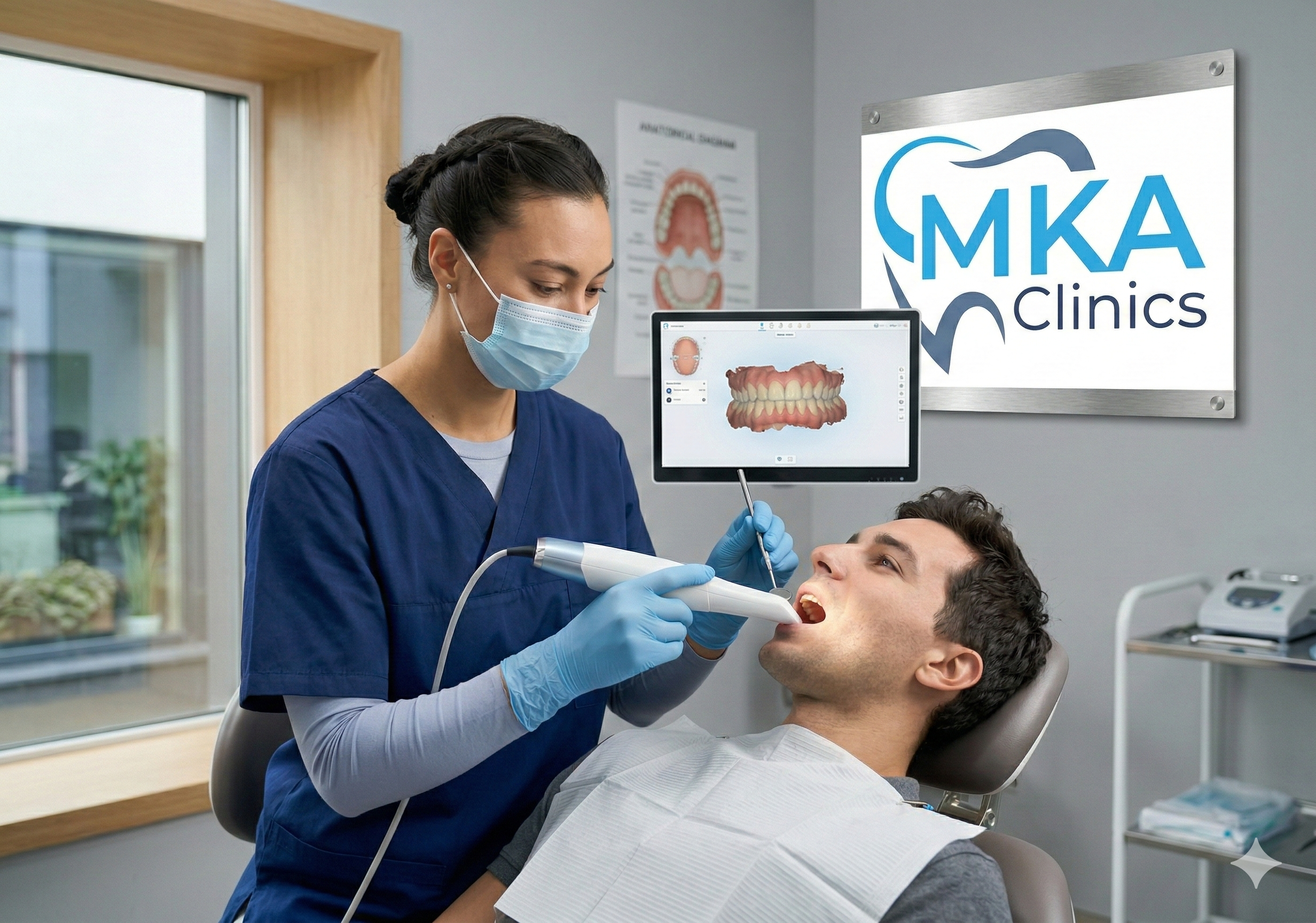 3D intraoraal scan bij MKA Clinics - tandheelkundige diagnose